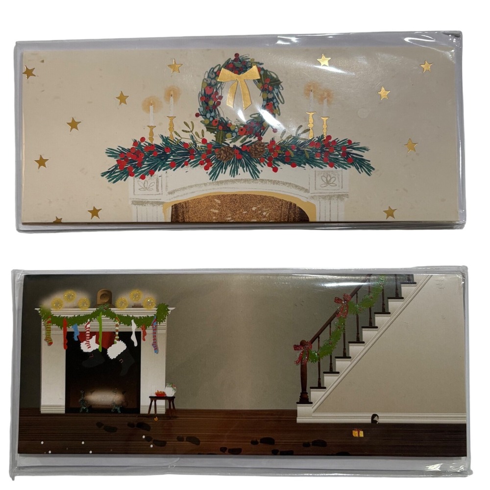 2 Panoramics Pop-Up Card Night‎ Before Christmas Decor Up With Paper